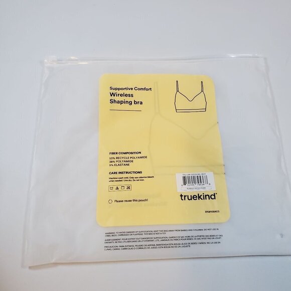 Supportive Comfort Wireless Shaping Bra Size 4XL NWT Womens Shapewear White - Picture 9 of 12